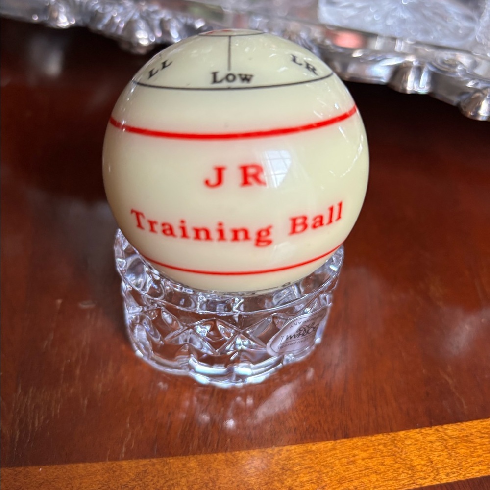 Vintage Jim Rempe training pool cue ball